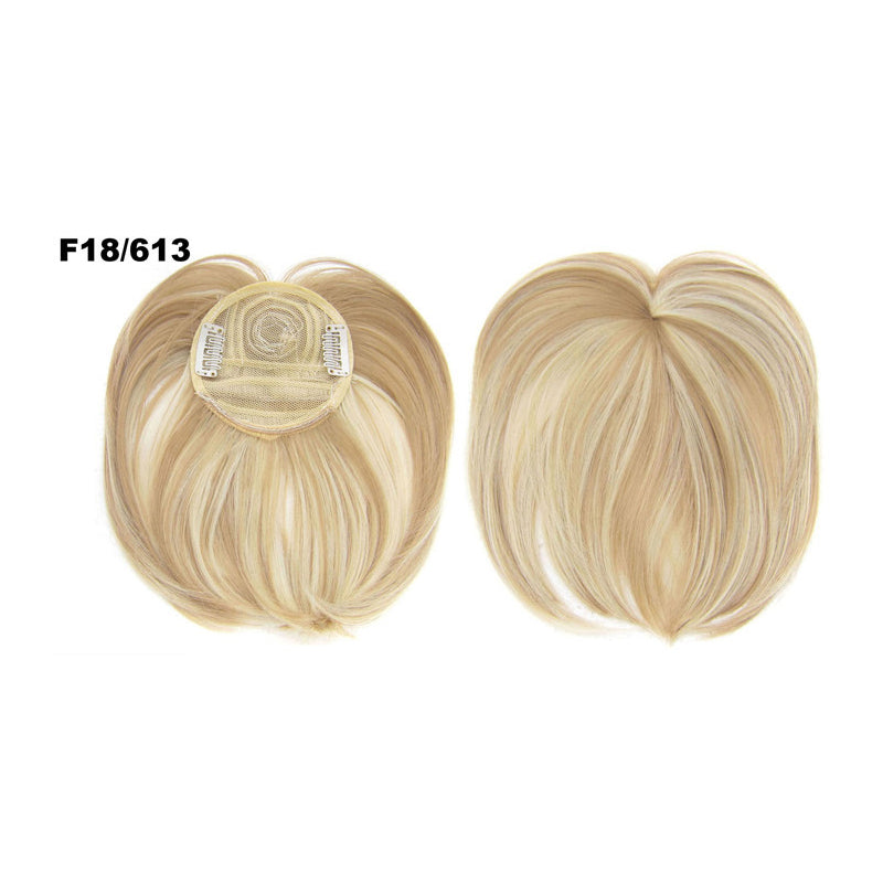 Heart-shaped bangs wig