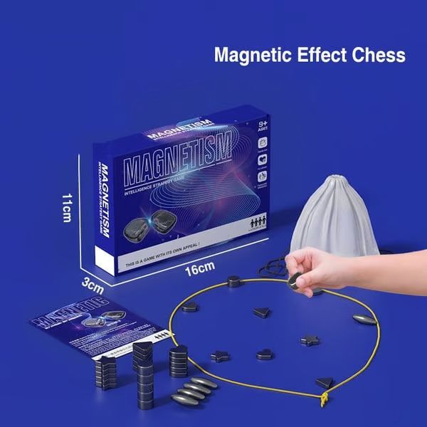 Two-Player Magnetic Chess Games