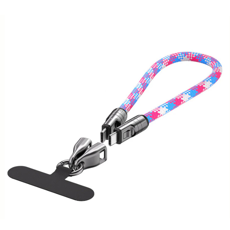 🔥Two-in-one fast charging data cable mobile phone lanyard