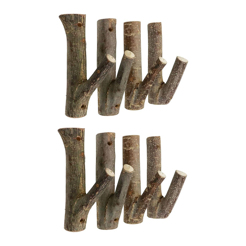 Real Wood Tree Branch Wall Hook