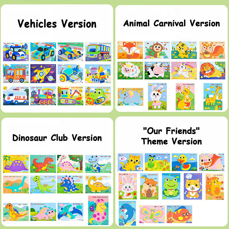 Children's DIY 3D EVA Sticker Toys