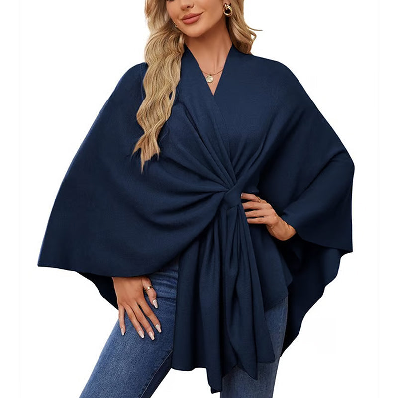 🔥Elegant shawl sweater with front opening