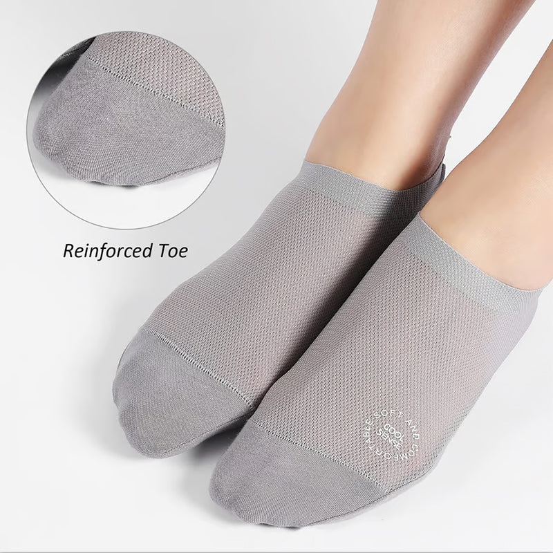 Ultra-thin lining non-slip invisible socks