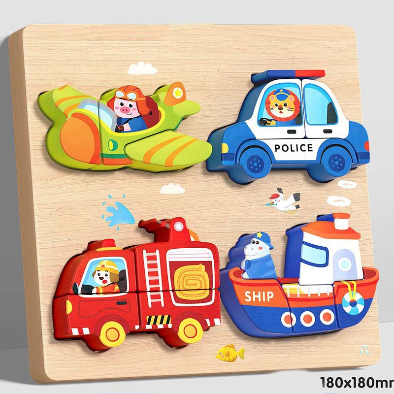 Educational 3D Wooden Puzzle