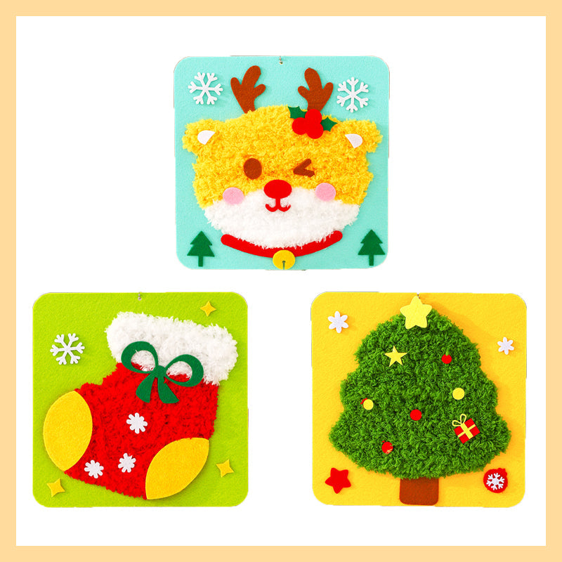 Christmas DIY Embroidery Doll Set