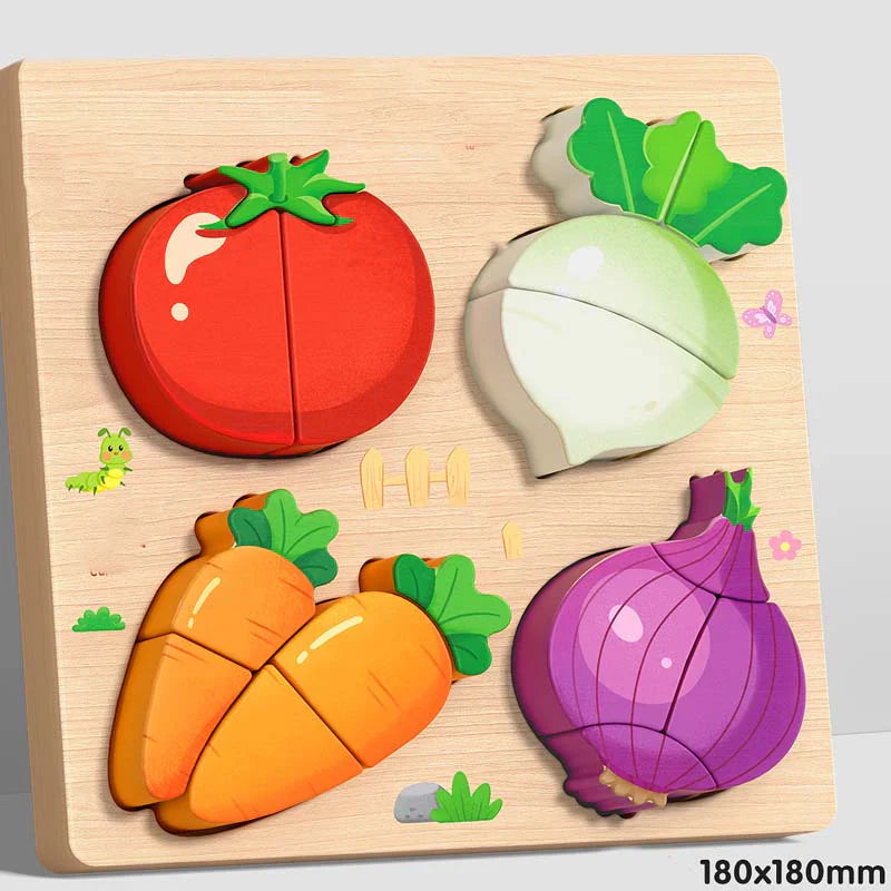 Educational 3D Wooden Puzzle