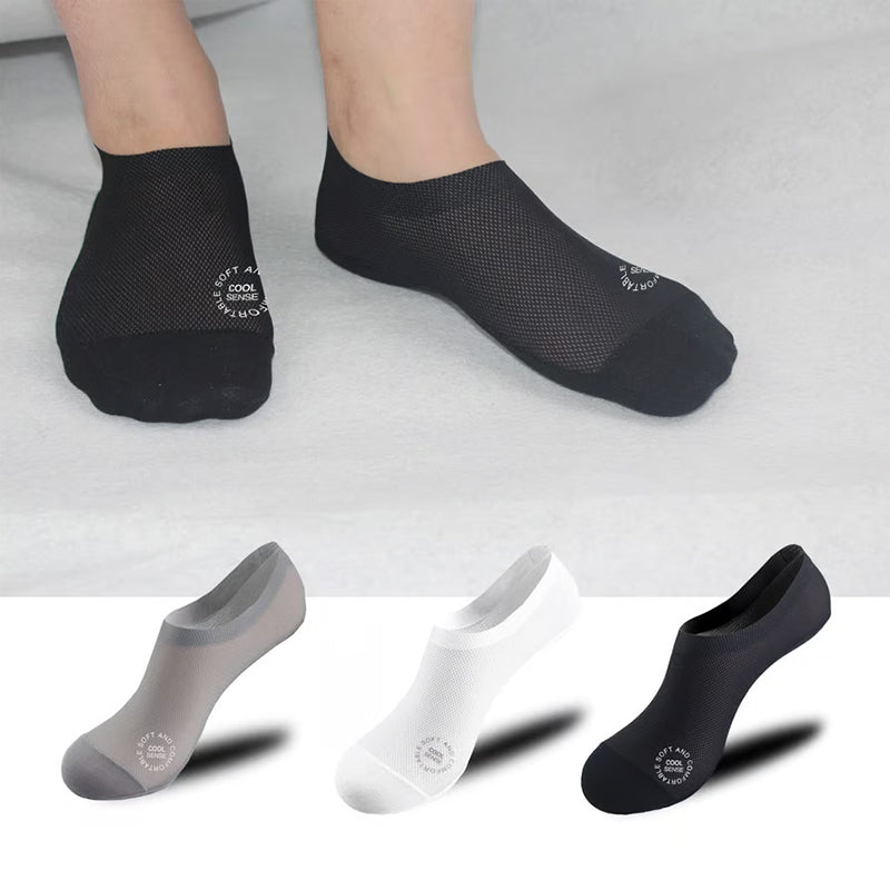 Ultra-thin lining non-slip invisible socks