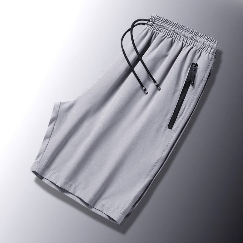 Men's stretch shorts in icy silk, large size