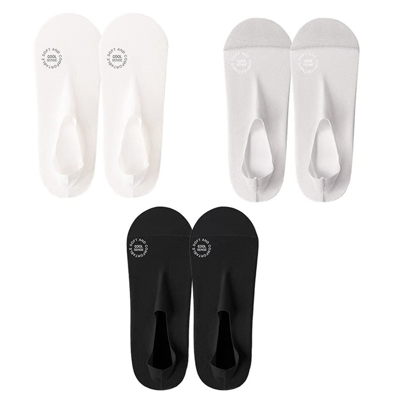 Ultra-thin lining non-slip invisible socks