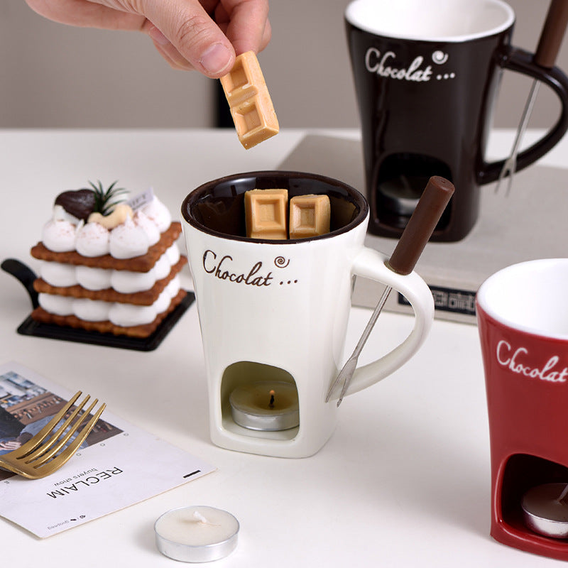 Multipurpose cup for heating and melting chocolate