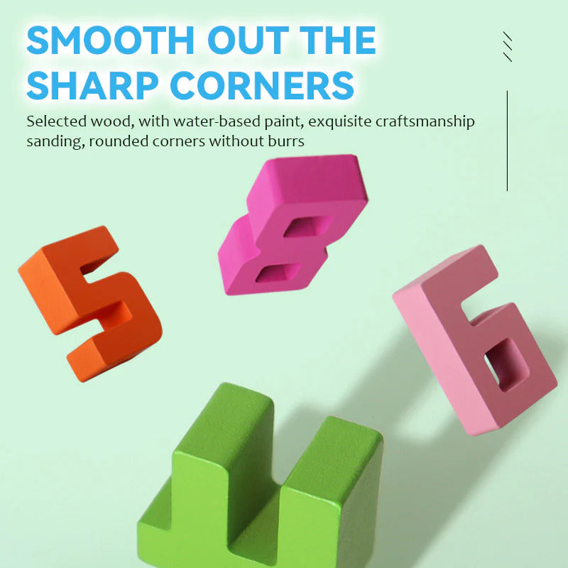 Mathematical building blocks toys