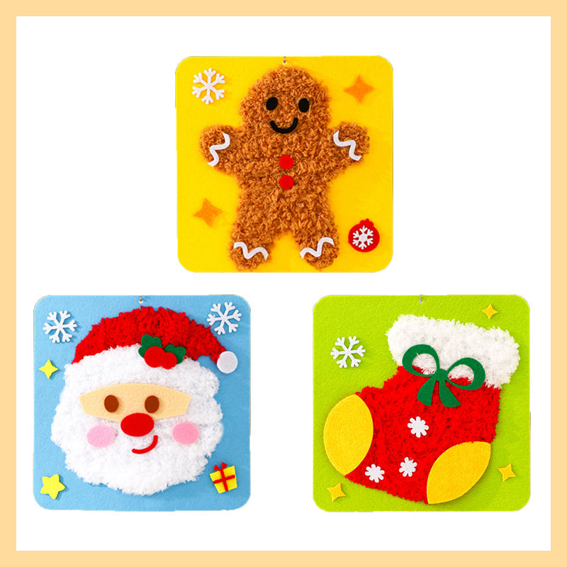 Christmas DIY Embroidery Doll Set