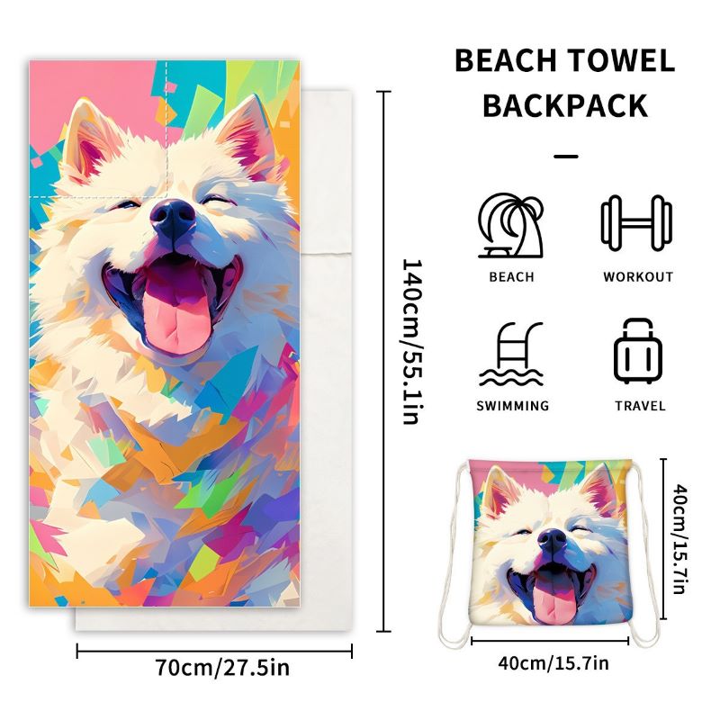 Foldable Beach Towel