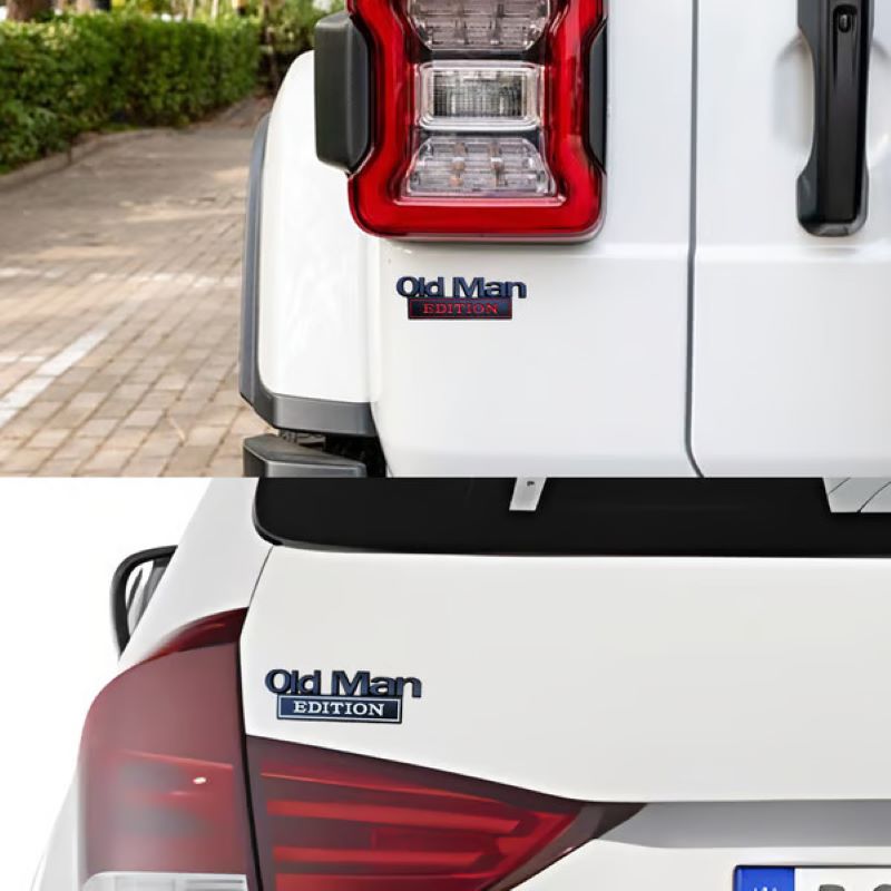 🚗 Old man edition car emblem