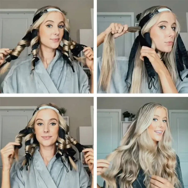 Sleeping Headband Heatless Curling Iron