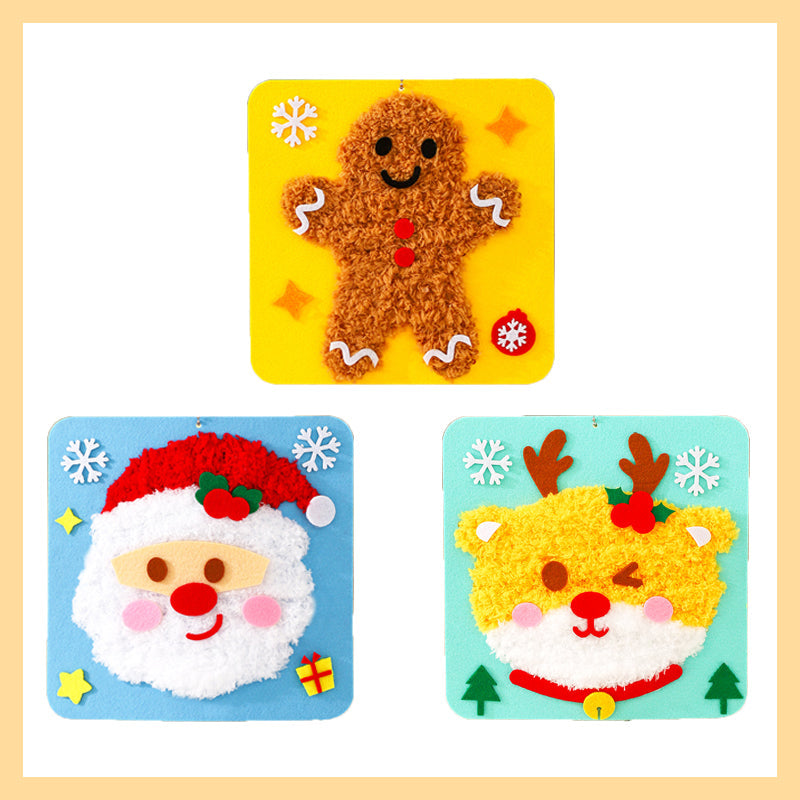 Christmas DIY Embroidery Doll Set