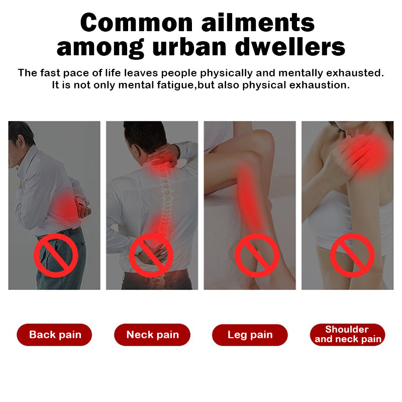 Mini portable shoulder, neck and waist massager