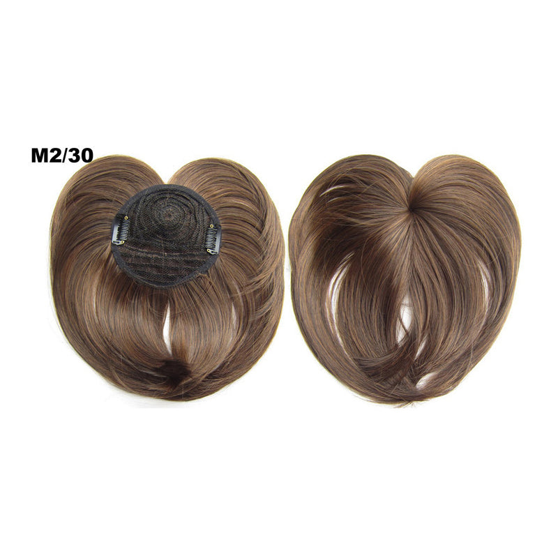 Heart-shaped bangs wig