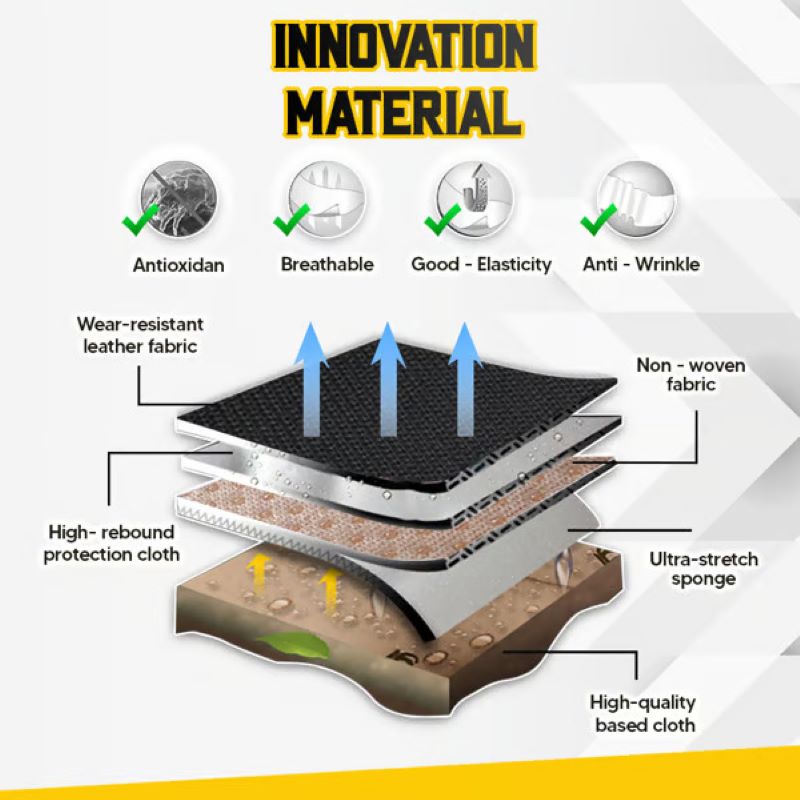 🔥🔥Breathable non-slip viscose filament car seat cover!