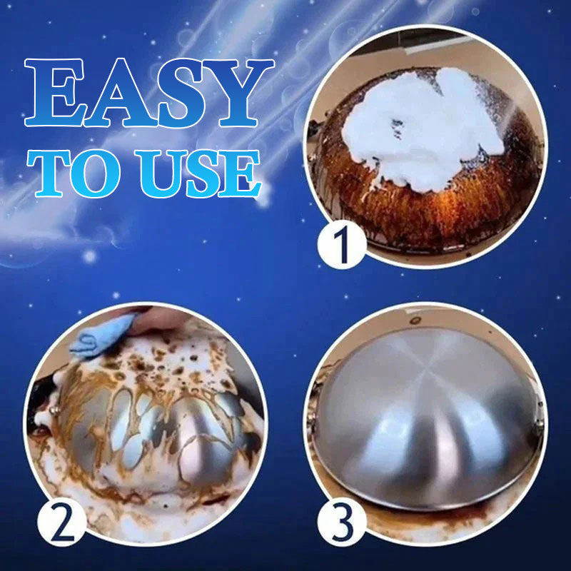 Foaming cleaner for heavy oil stains