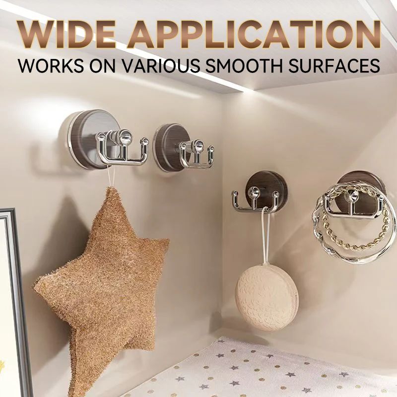 Multifunctional wood grain suction cup hook