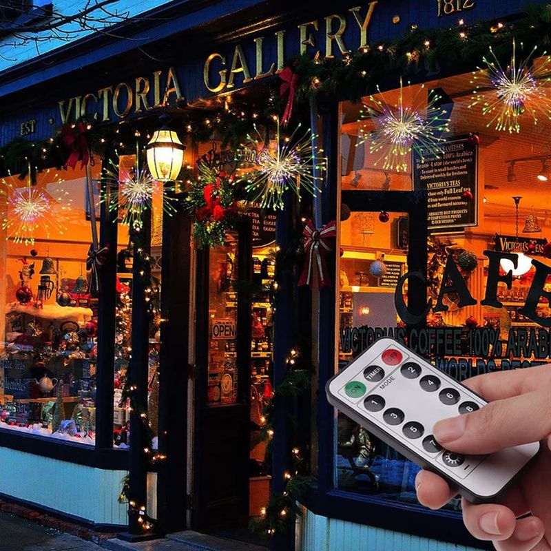 LED Christmas Fireworks Atmosphere Lights 🎄
