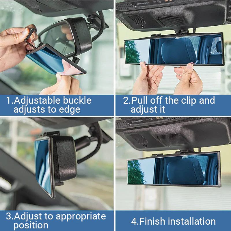 🚗👁️ Curved rearview mirror for cars