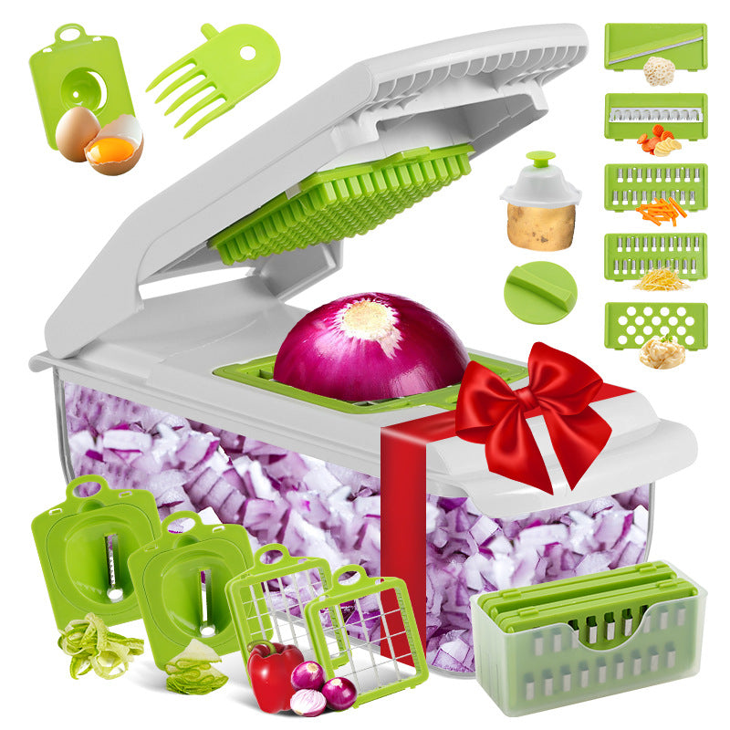 Multi-function vegetable cutter 18-piece set