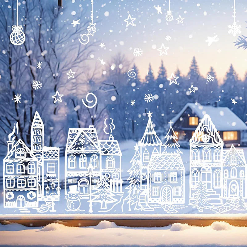 Christmas window decorations