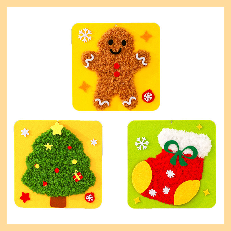 Christmas DIY Embroidery Doll Set