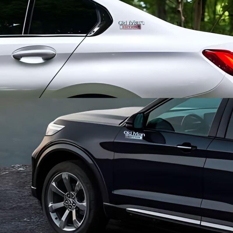 🚗 Old man edition car emblem