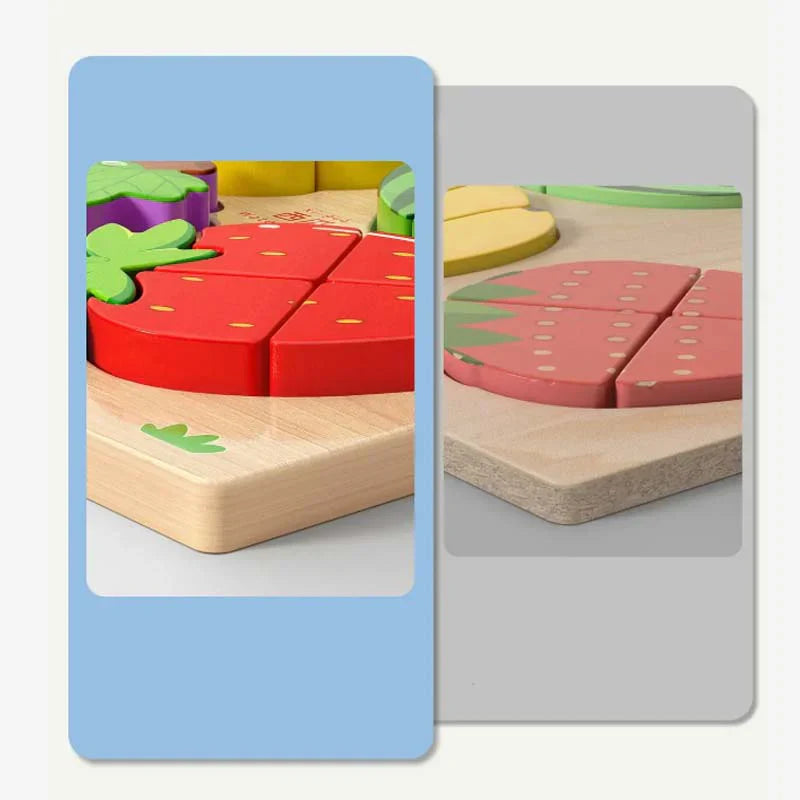 Educational 3D Wooden Puzzle