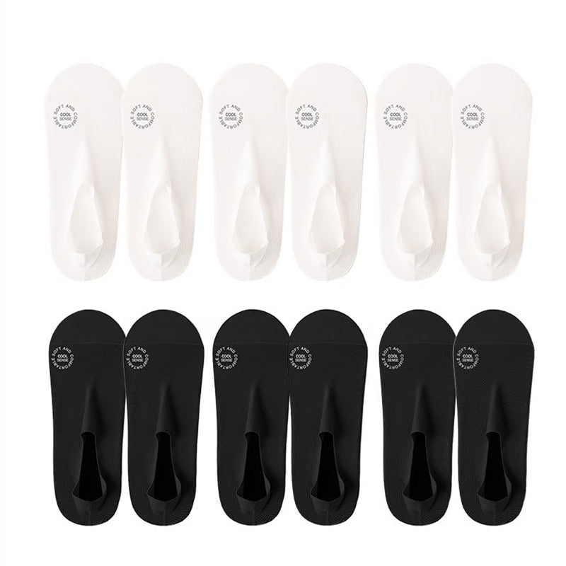 Ultra-thin lining non-slip invisible socks