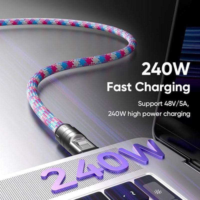 🔥Two-in-one fast charging data cable mobile phone lanyard