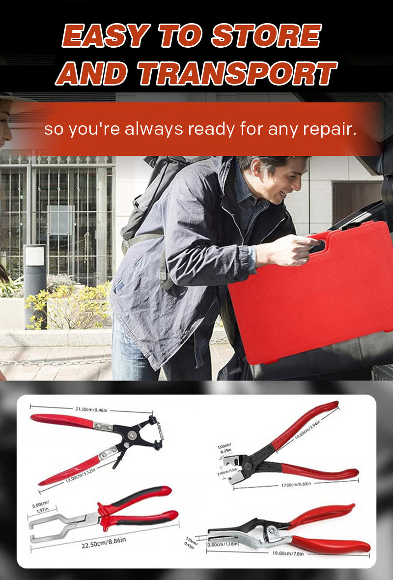 Oil pipe pliers (set of 4)