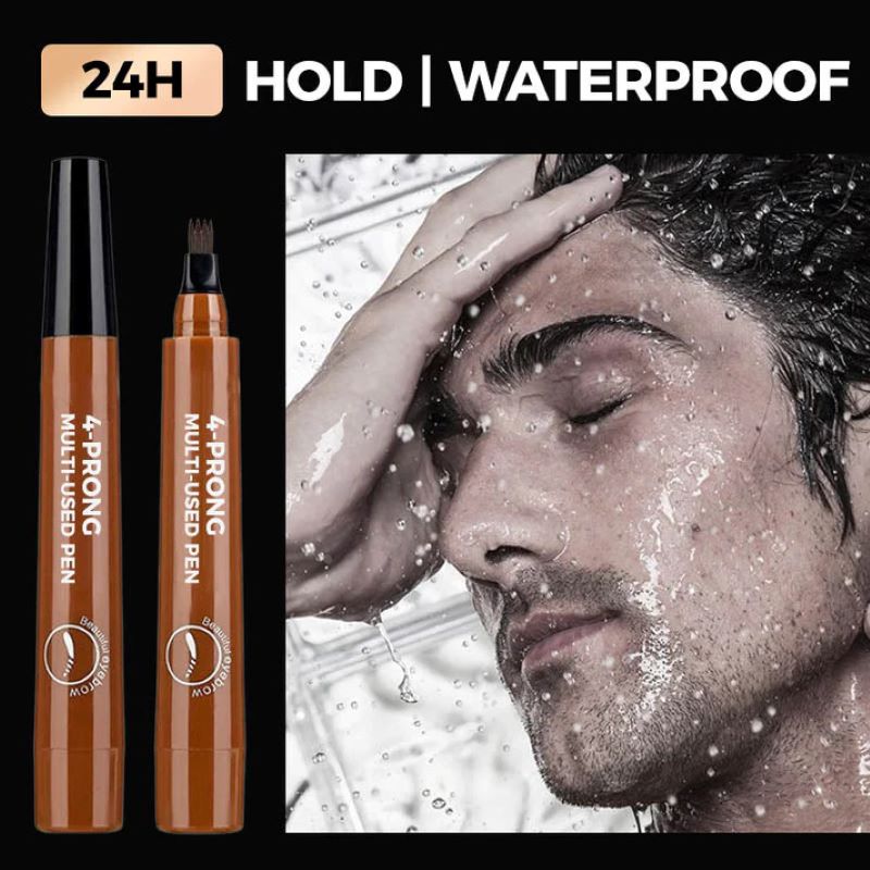 Ultra-fine four-head long-lasting waterproof microblading natural eyebrow pencil