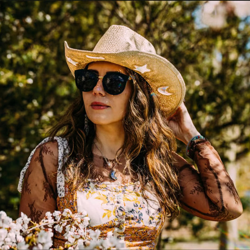 Cowgirl Straw Prism Hat