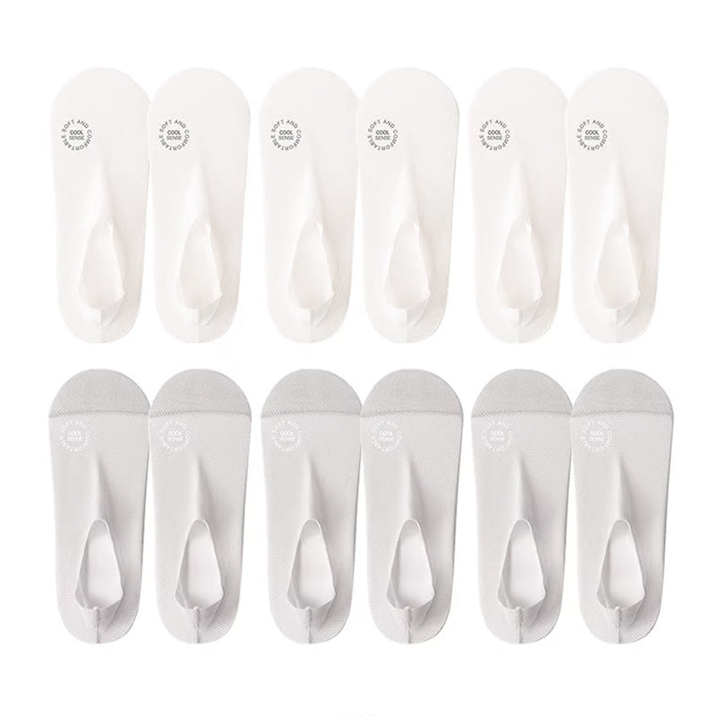 Ultra-thin lining non-slip invisible socks