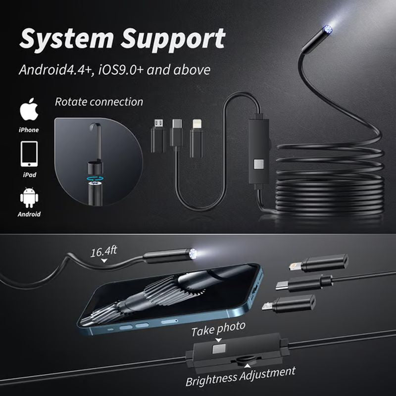 🔎 Plug and play endoscope camera