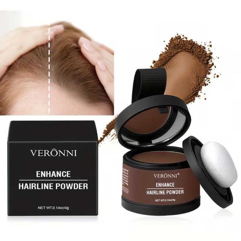 Hairline Powder Instantly Covers Hair Loss, Root Touch-Up Hair Powder