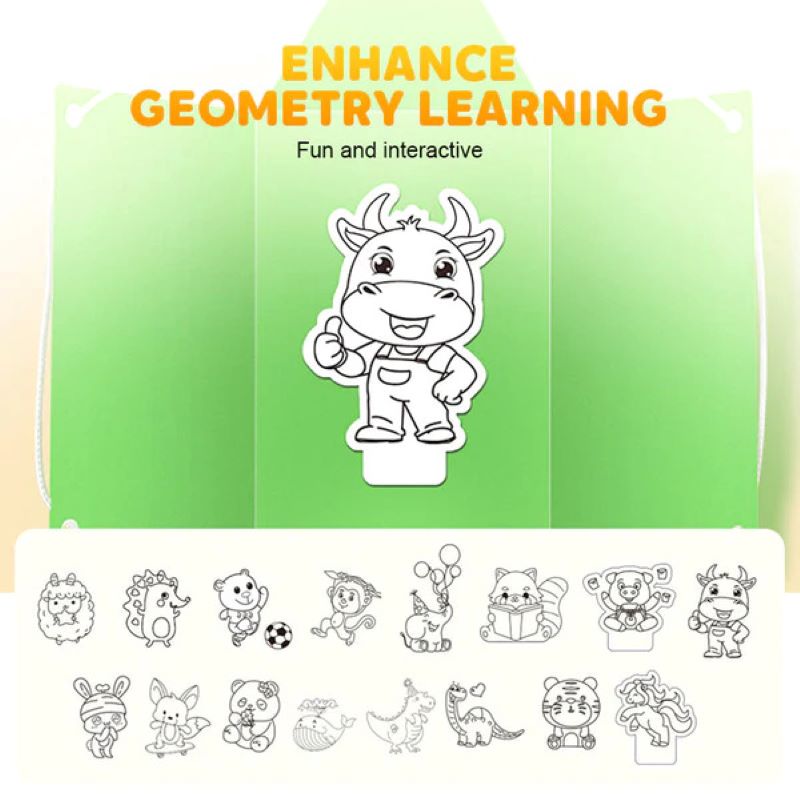 👶✨Pull Line 3D Geometry Learning Book