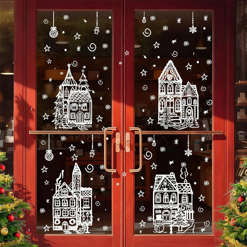 Christmas window decorations