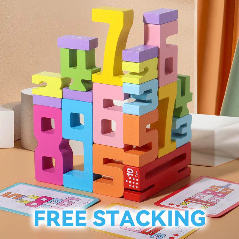 Mathematical building blocks toys