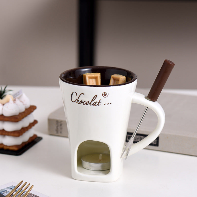 Multipurpose cup for heating and melting chocolate