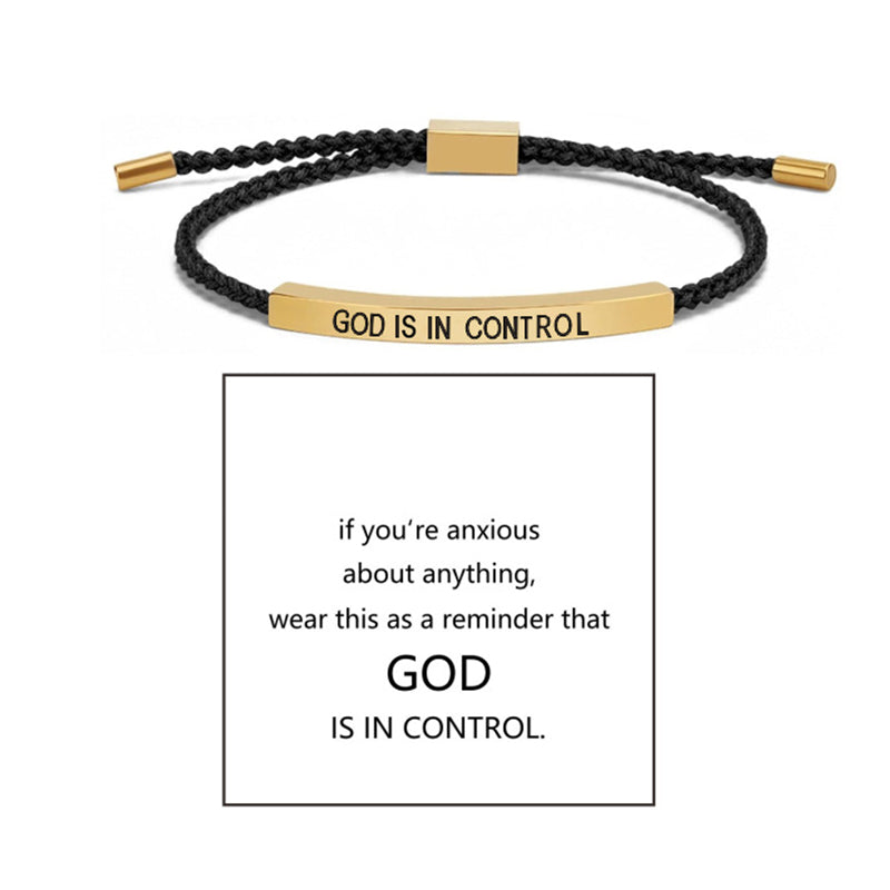 💖✨ Inspire Bracelet "God Controls Everything" 🎁