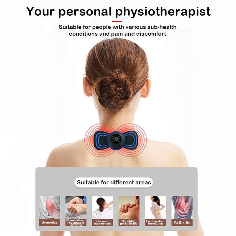 Mini portable shoulder, neck and waist massager