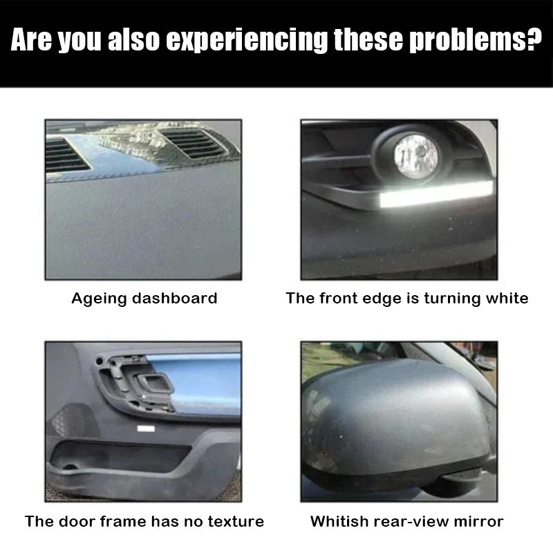 Plastic parts refurbishment coating agent