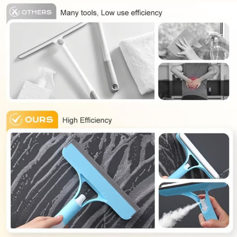 ✨3 in 1 window cleaning scraper