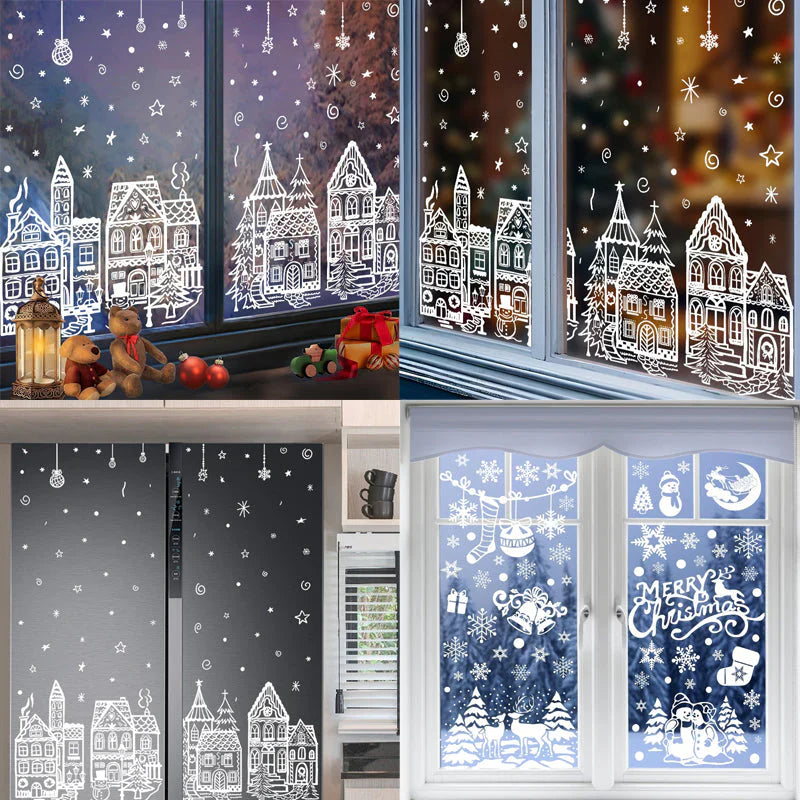 Christmas window decorations