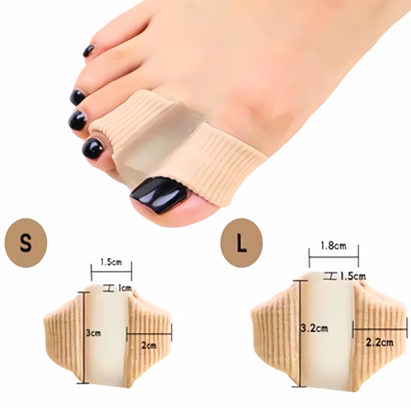 Toe separator for correcting hallux valgus